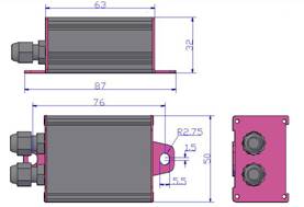 DDR-1505 Dimension