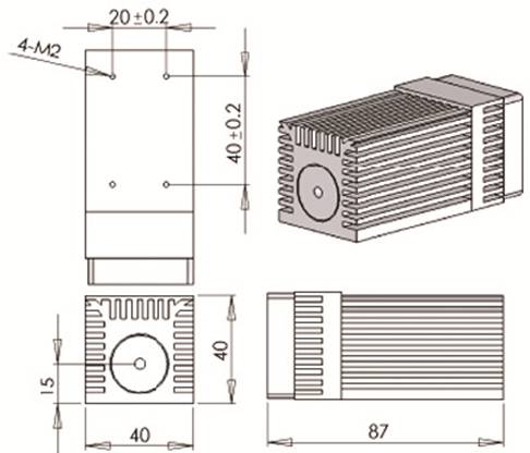 532nm Green DPSS Laser, T1 Series Laser