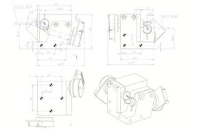 SCN805 Dimension Drawing for Mount