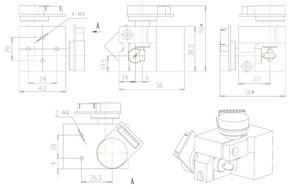 SCN802 Dimension Drawing for Mount