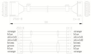 SCN803 Dimension Drawing for Cable