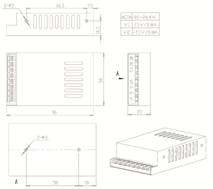 SCN804 Dimension Drawing for Power