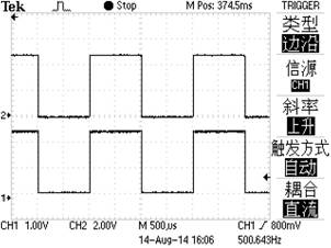 50% duty cycle, 500Hz