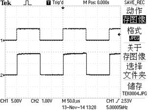 50% duty cycle, 5KHz