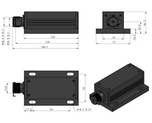 660nm Red DPSS Laser, T3 Series