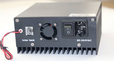 ADR-700D Power Supply, Rear Panel