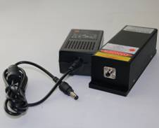 650nm Red Diode Laser with Fiber Coupler, TAG-FC + AC Adapter