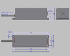 658nm Raman Laser, RB Dimension