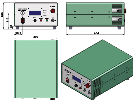 High Power Fiber Coupling Diode Laser System