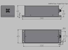 730nm Red Diode Laser, SM/PM Fiber Coupled, Dimension,