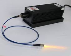 589nm Yellow DPSS Laser with Fiber Coupled, T6 Series