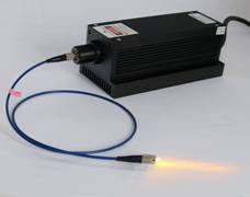 593.5nm Yellow DPSS Laser with Fiber Coupled, T6 Series