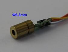 635nm Red Diode Laser Module, Ф6.3mm